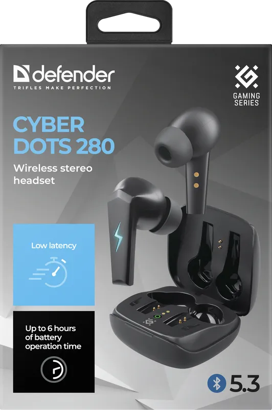Defender - Беспроводная гарнитура CyberDots 280