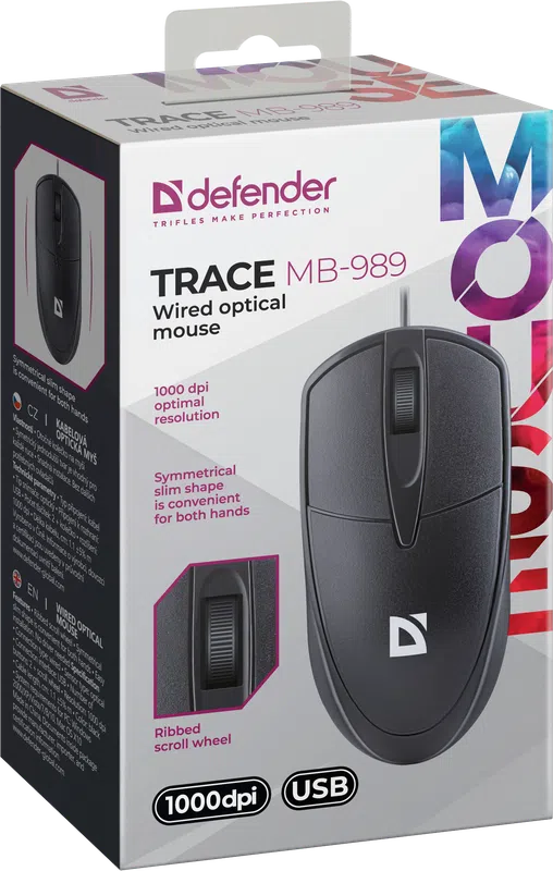 Defender - Проводная оптическая мышь Trace MB-989