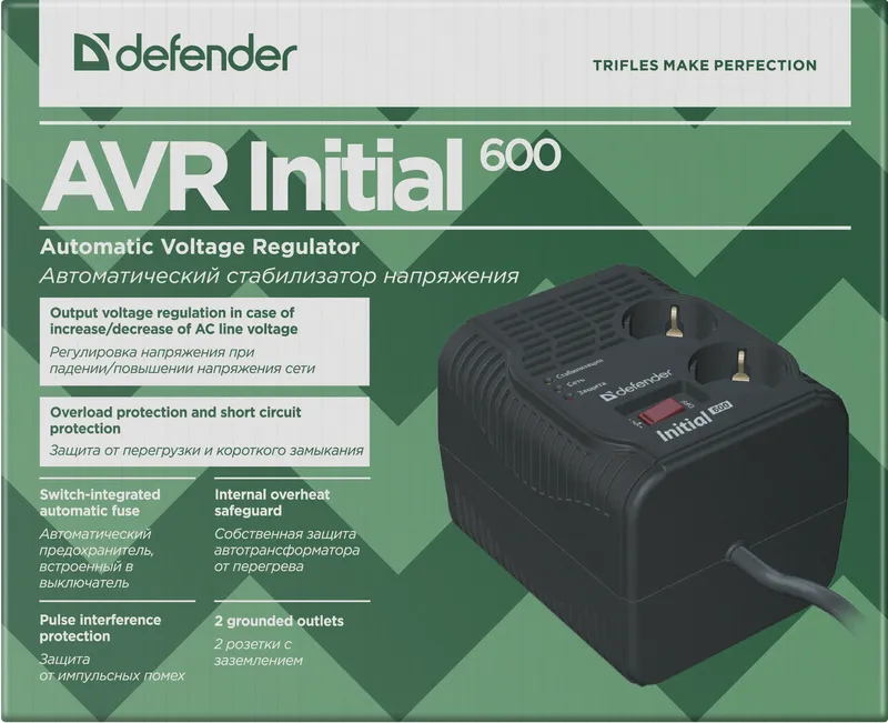 Defender - Стабилизатор напряжения AVR Initial 600