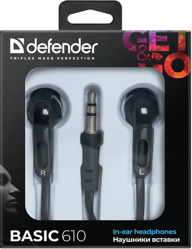 Defender - Наушники вставки Basic 610