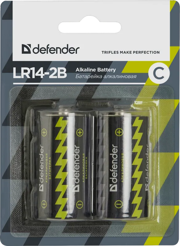 Defender - Батарейка алкалиновая LR14-2B