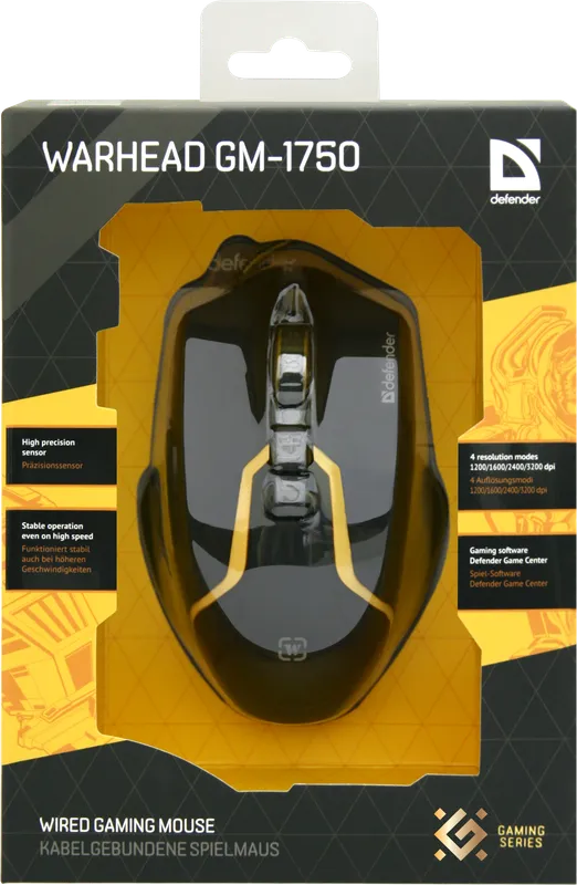 Defender - Проводная игровая мышь Warhead GM-1750