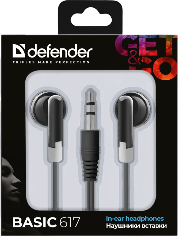 Defender - Наушники вставки Basic 617