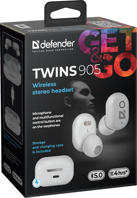 Defender - Беспроводная гарнитура Twins 905