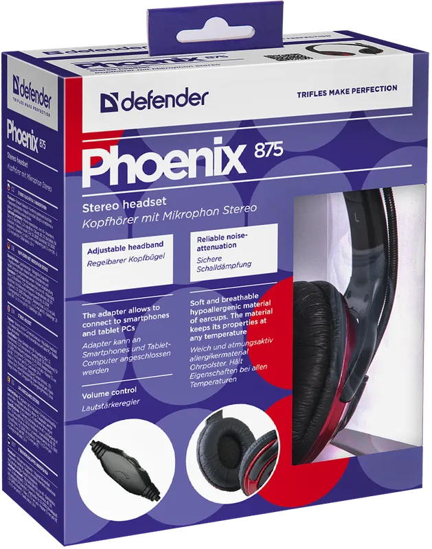 Defender - Компьютерная гарнитура Phoenix 875