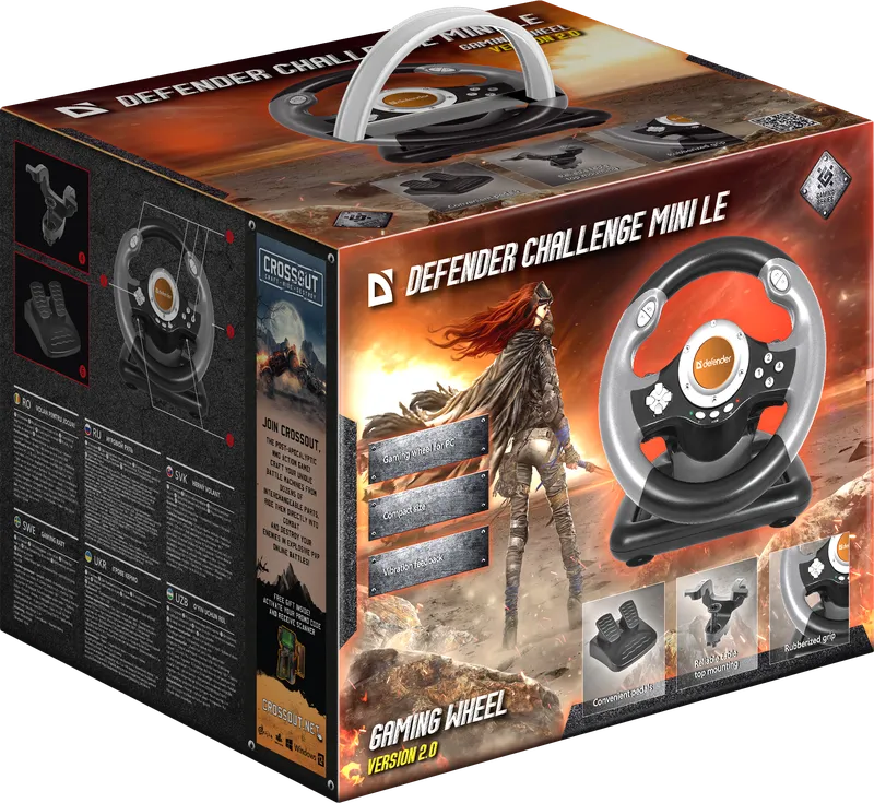 Defender - Игровой руль Challenge Mini LE