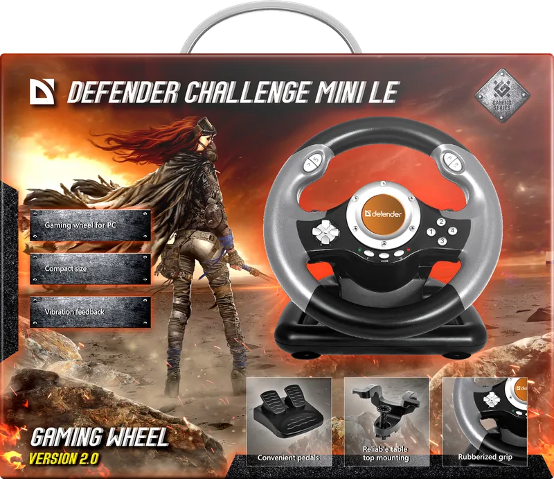 Defender - Игровой руль Challenge Mini LE