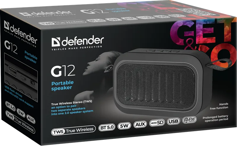 Defender - Портативная акустика G12