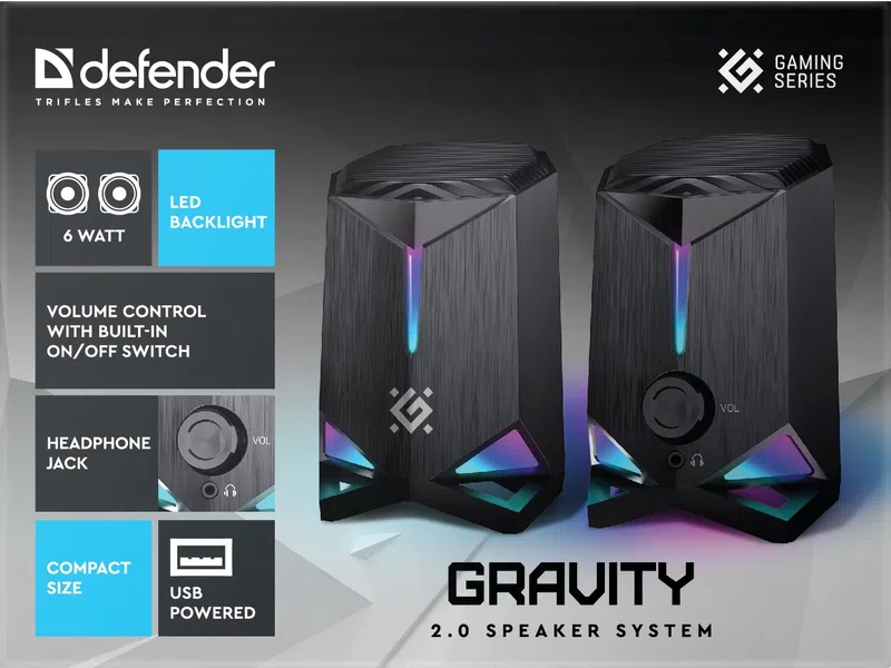 Defender - Акустическая 2.0 система Gravity