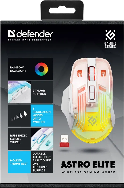 Defender - Беспроводная игровая мышь Astro Elite GM-056
