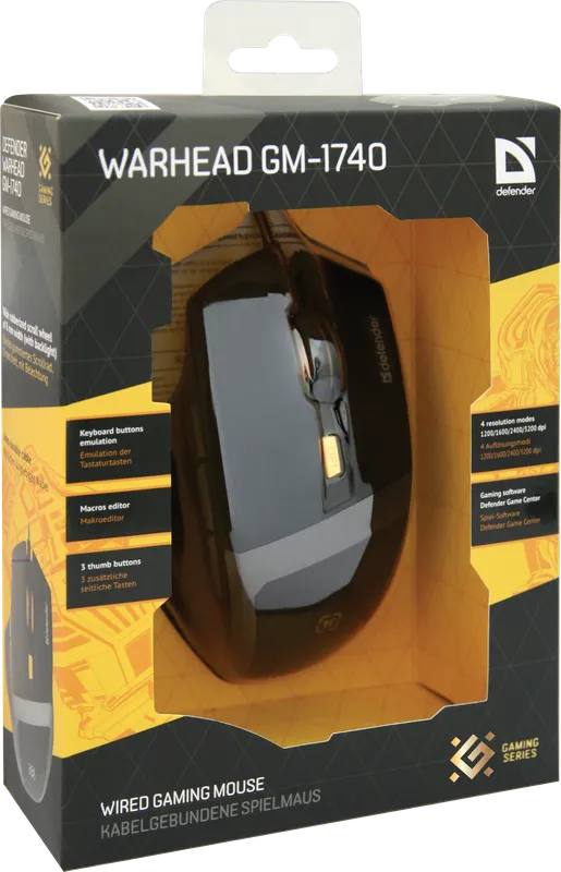 Defender - Проводная игровая мышь Warhead GM-1740