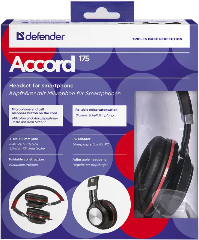 Defender - Гарнитура для смартфонов Accord 175