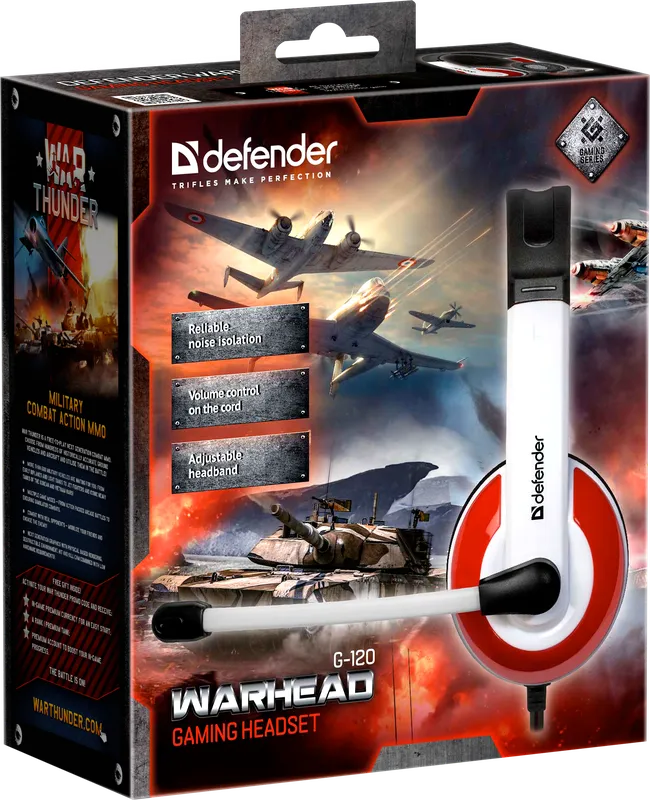 Defender - Игровая гарнитура Warhead G-120