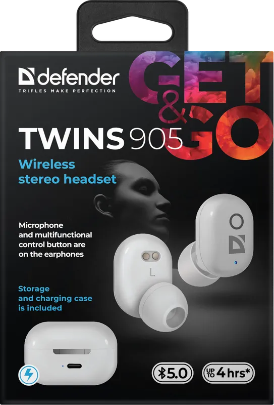 Defender - Беспроводная гарнитура Twins 905