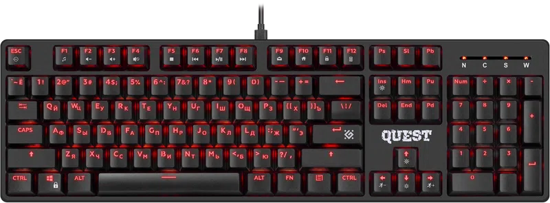 Defender - Механическая клавиатура Quest GK-596