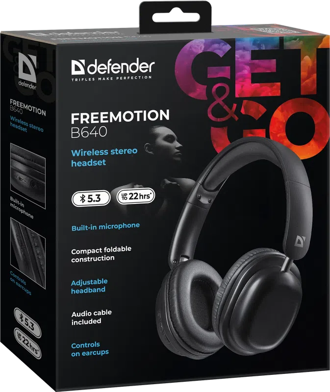 Defender - Беспроводная гарнитура FreeMotion B640