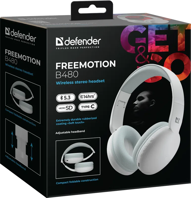 Defender - Беспроводная гарнитура FreeMotion B480