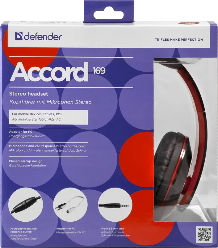 Defender - Гарнитура для смартфонов Accord 169