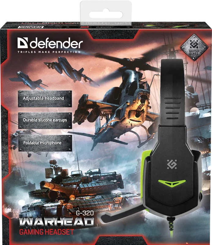 Defender - Игровая гарнитура Warhead G-320