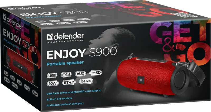 Defender - Портативная акустика Enjoy S900