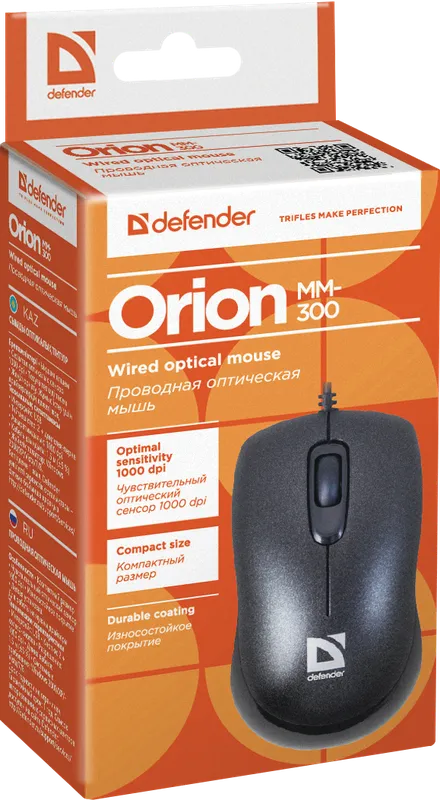 Defender - Проводная оптическая мышь Orion MM-300