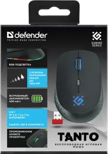 Defender - Беспроводная игровая мышь Tanto GM-875
