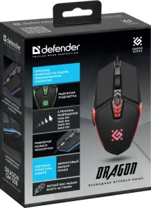 Defender - Проводная игровая мышь Dragon GM-508