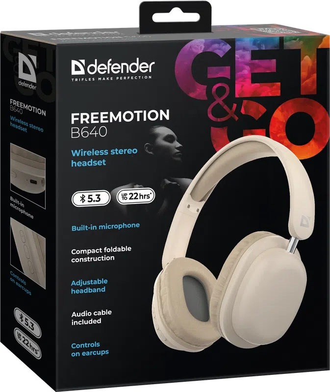 Defender - Беспроводная гарнитура FreeMotion B640