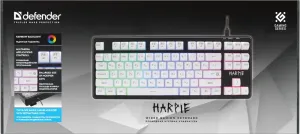 Defender - Проводная игровая клавиатура Harpie GK-401