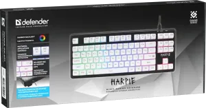 Defender - Проводная игровая клавиатура Harpie GK-401