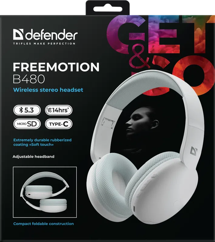 Defender - Беспроводная гарнитура FreeMotion B480