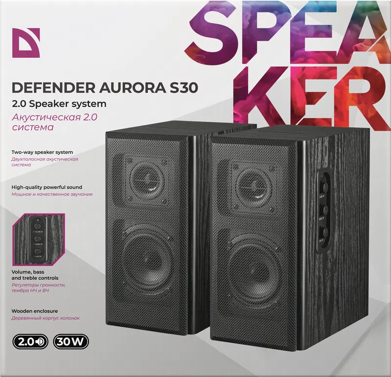 Defender - Акустическая 2.0 система Aurora S30