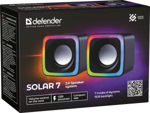Defender - Акустическая 2.0 система Solar 7 Defender - Акустическая 2.0 система Solar 7