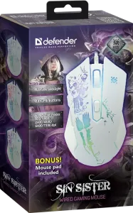 Defender - Проводная игровая мышь Sin'Sister GM-933