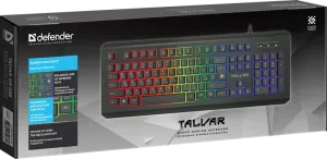 Defender - Проводная игровая клавиатура Talvar GK-558