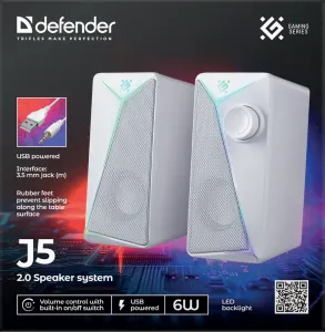 Defender - Акустическая 2.0 система J5