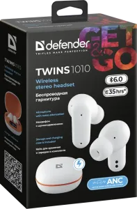 Defender - Беспроводная гарнитура Twins 1010 (Близнецы)