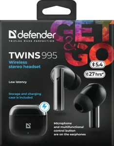 Defender - Беспроводная гарнитура Twins 995 (Близнецы)