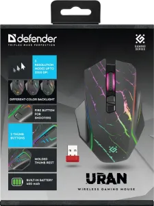 Defender - Беспроводная игровая мышь Uran (Уран) GM-503