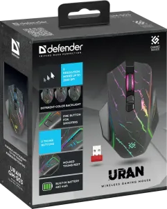 Defender - Беспроводная игровая мышь Uran (Уран) GM-503