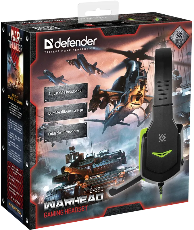 Defender - Игровая гарнитура Warhead G-320