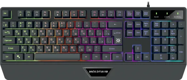 Defender - Проводная игровая клавиатура Moldtaur GK-116
