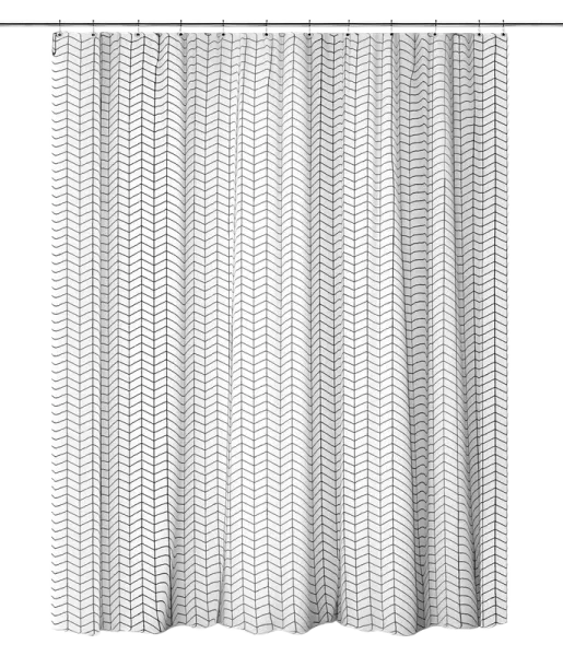 Defender - Штора для ванной Geometry L-01